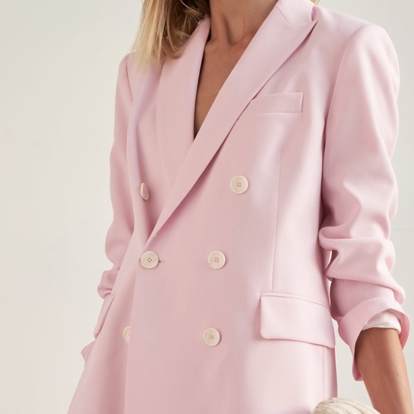 Zara double breasted blazer with pocket - Picture 3 of 3